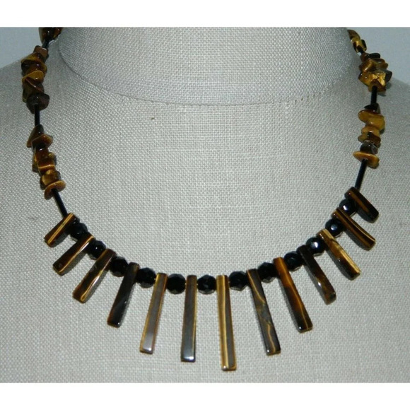 Tiger's Eye Necklace - Picture 1 of 4